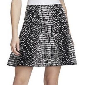 NWT BCBGMAXAZRIA PEYTON CROC-JACQUARD SKIRT